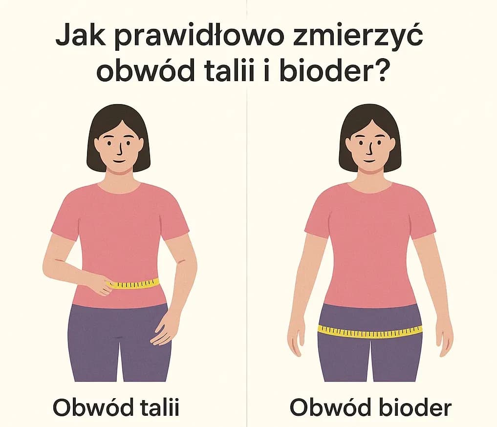 MenoPedia MenoBiblioteka Prwidłowy pomiar pasa i bioder